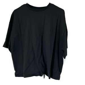 Asos NWOT open back cropped shirt 12-14